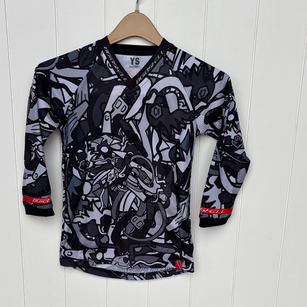 Bombshell Baseball Long Sleeve Top!   Youth 6/7